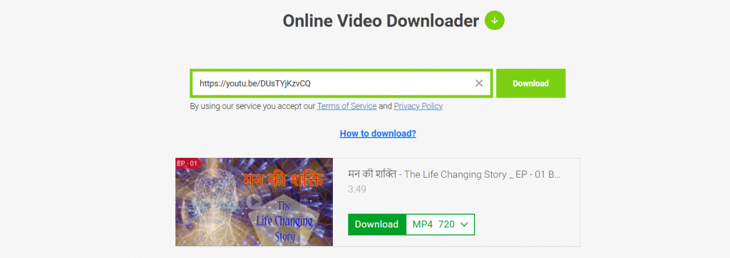 change the video resolution and download video from save from net