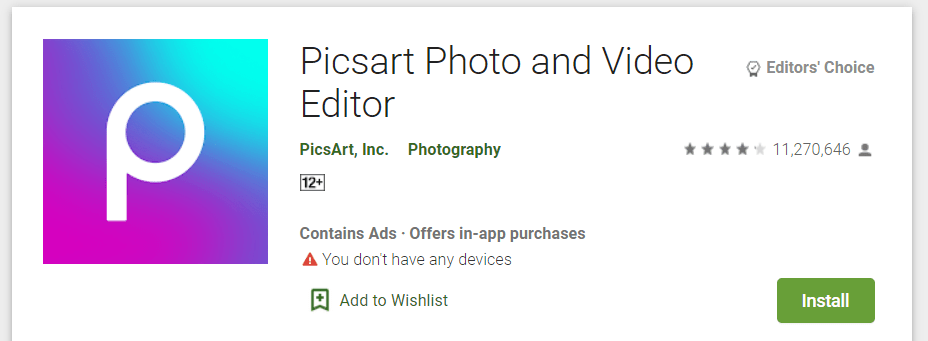 Picsart Photo and Video Editor
