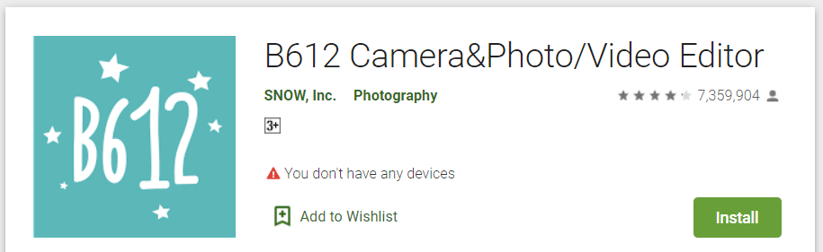 B612 Camera & Photo/Video Editor